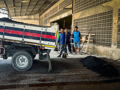 รับทําถนนลาดยางมะตอย สมุทรสาคร